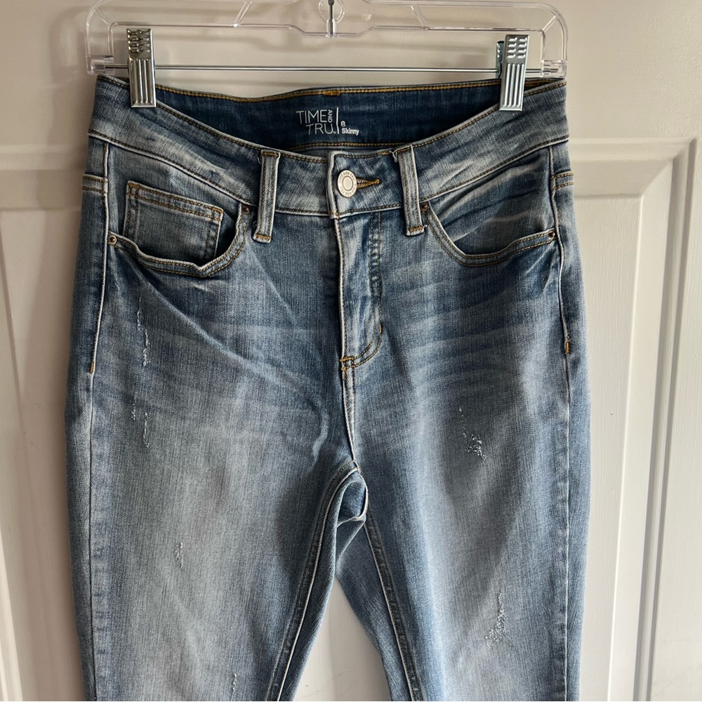 8 Skinny Jeans by Time & Tru